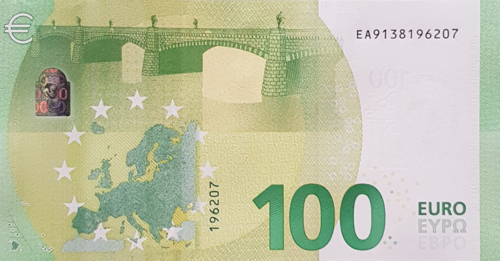 P30EA European Union - 100 Euros (2019-Lagarde)